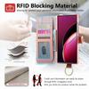 Wristband Cards Solt Wallet Leather Zipper Bag Case For Samsung Galaxy S24 Ultra S23 Plus S22 A55 A15 A35 A25 Book Flip Cover