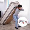Heavy Furniture Mover 5-Wheel Furniture Dollies With Locking Wheels Load Lifter Moving Tool Set With Anti-Skid Pad For Sofas