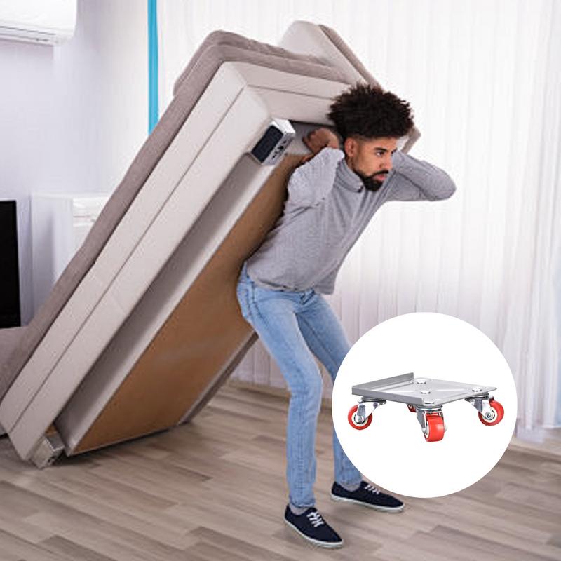 Heavy Furniture Mover 5-Wheel Furniture Dollies With Locking Wheels Load Lifter Moving Tool Set With Anti-Skid Pad For Sofas