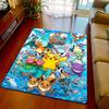 Pokemon Interior Rug Carpet Anime Floor Mat Soft Touch Anti Slip Bottom for Bedroom Living Room -QJY