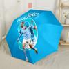 Haaland's Manchester City Debut Outdoor Automatic Umbrella Sturdy 8-Rib Shaft Foldable Design Travel Essential Stylish Accessory
