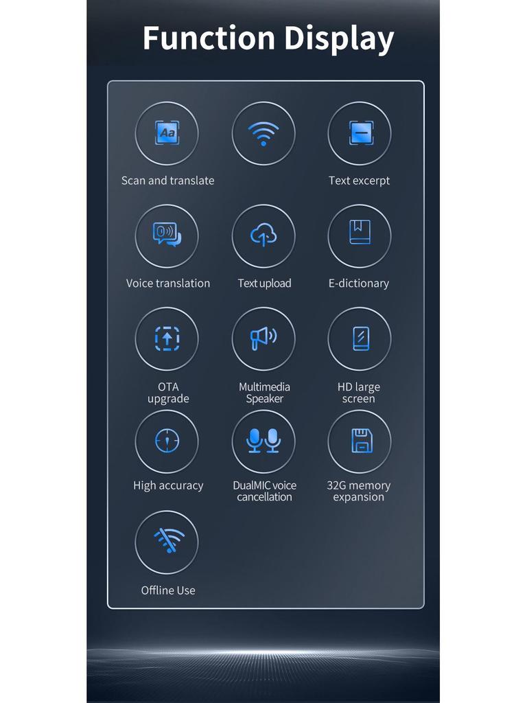Multilingual Scanning Translation Pen: Accurate Chinese, English, German, French, Japanese, Korean, Cantonese Translation