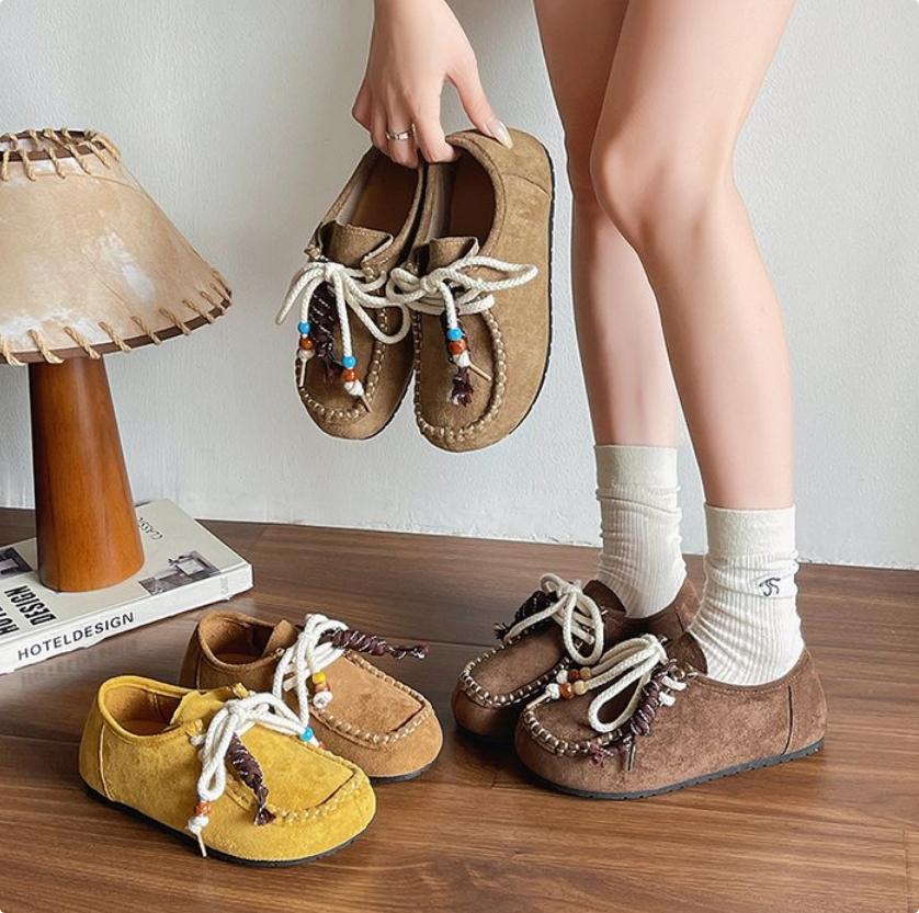 Fashion 2025 Ninja Tabi Single Shoes Women Retro Suede Flats Split Hoof Toe Boat Lolita Shoes Femme Mary Jeans Mocasines Ballerina Shoes