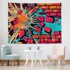 Street Graffiti Tapestry Wall Hanging Tapestry Art Deco Style Blanket Curtain Home Bedroom Living Room Decoration