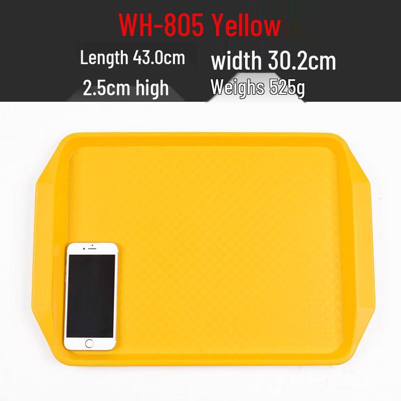 

European Style Rectangular Anti-Slip Plastic Serving Tray