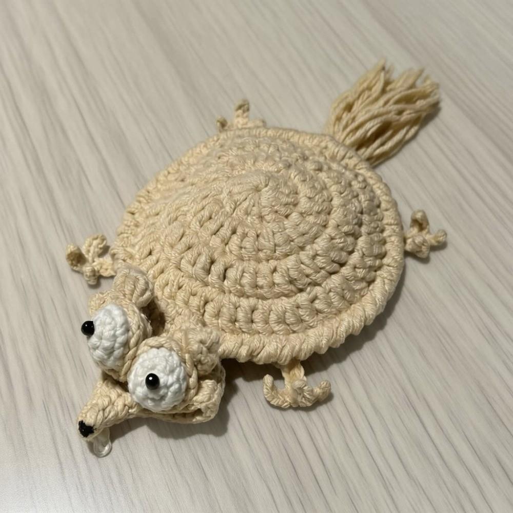 Nuovi Sottobicchieri a Forma di Scoiattolo all'Uncinetto Cartoni Animati Sottobicchieri Divertenti Tessuti a Mano Sottobicchiere per Tazza Lavorato a Maglia Resistente al Calore