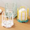 High Quality Plastic Drain Rack Retractable Portable Storage Rack Space-saving Detachable Bowl Plate Organizer Kitchen Supplies
