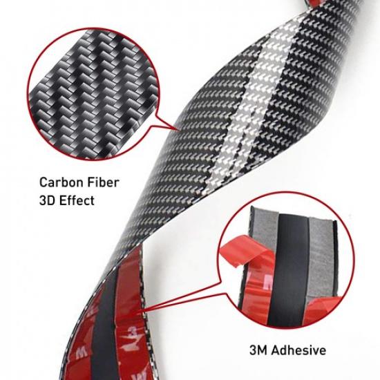 2M*5CM Black Door Auto Car Sill Body Scratch Scuff Anti Cover Strip Sticker New