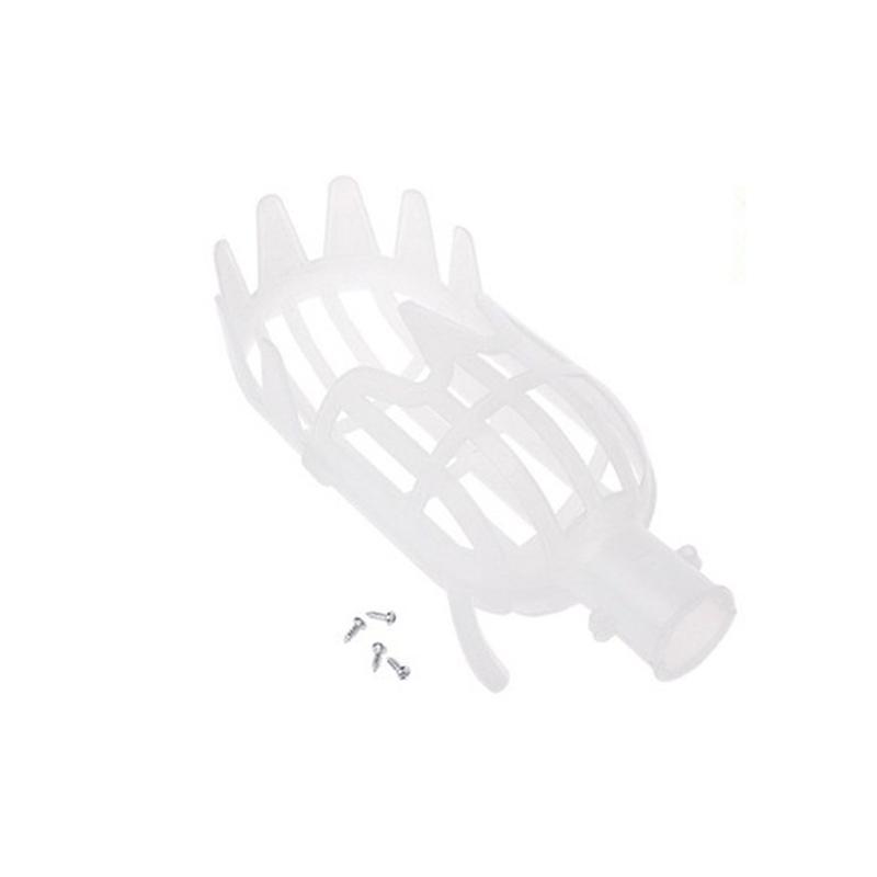 

1 шт. Высокогорный сборщик фруктов Loquat Bayberry Пластиковый садовый инструмент для сбора фруктов Улавливатель для ручного сбора персика, сливы, ююбы белый