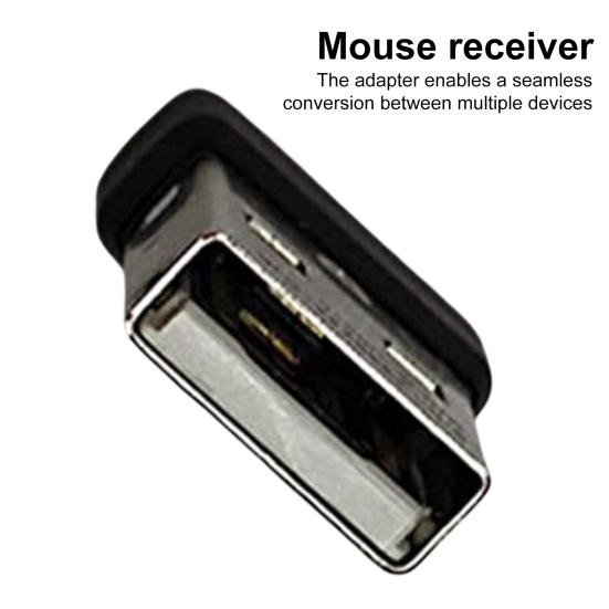 USB Mouse Receiver Adapter for G502 Compact Portable Design Multi-device Switching Stable Wireless Connection Plug-Play Dongle