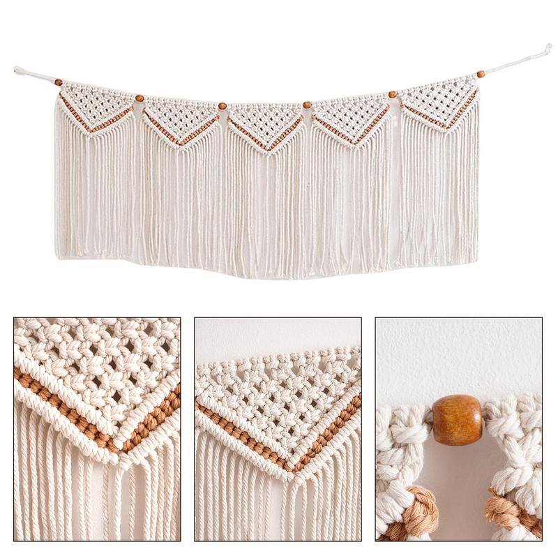 Large Macrame Wall Hanging Wide Bohemian Macrame Wall Decor Art Chic Woven Decoration Macrame Bedroom Living Room Decoration