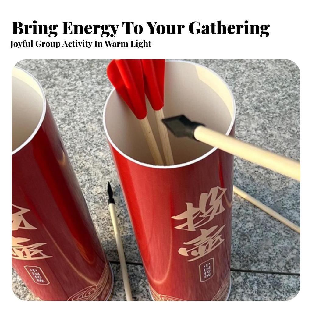 Touhu Game Chinese Pitch-Pot Set Lightweight Indoor for Families, Family