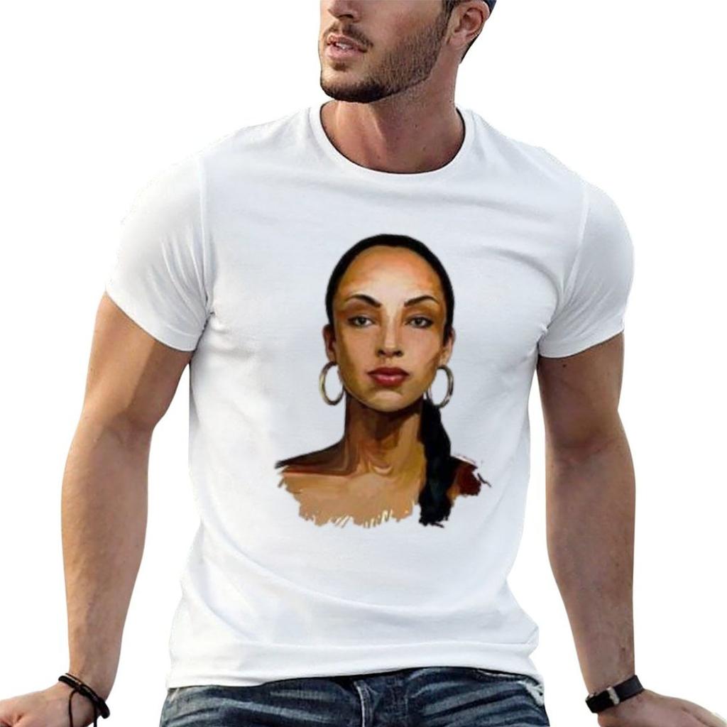Sade Vitage 90s Classic T Shirt Tshirt Daily Casual Short Sleeve Tee Shirt