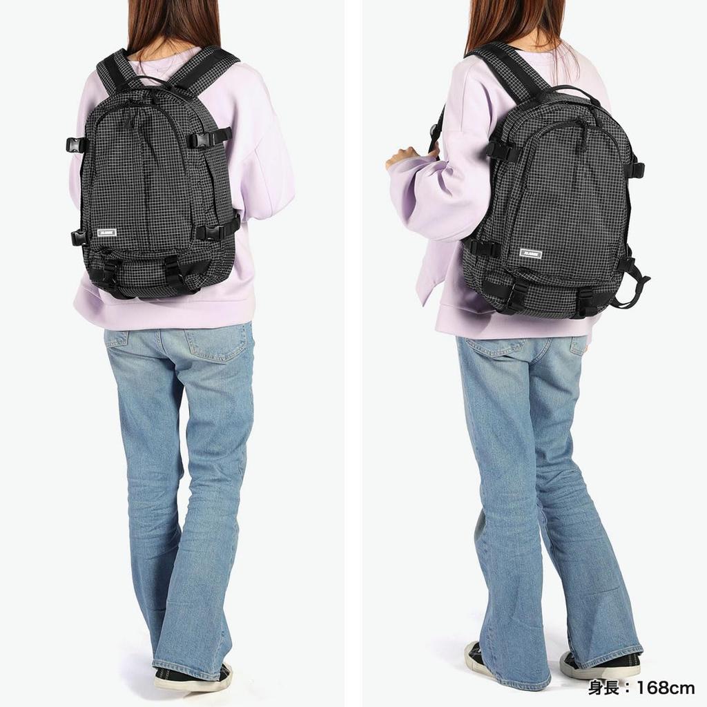 Standard Logo Patched Ripstop Daypack 101251053007 Black One Size