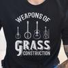 Lustiges Bluegrass-Shirt für Country-Musik-Fans, Geschenk für Banjo-Spieler, Waffen des Grasbaus, Country-Musik-T-Shirt