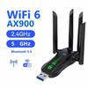 AX900 900Mbps WiFi Dongle Bluetooth 5.4 Wireless Network Card  For Computer/PC/Tablet