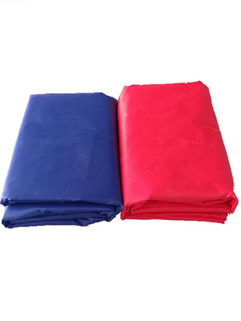 Windproof & Sunshade Tent Curtains: Blue/Red, Opaque/Transparent Options – Foldable, Ideal for Stalls and Canopies, New