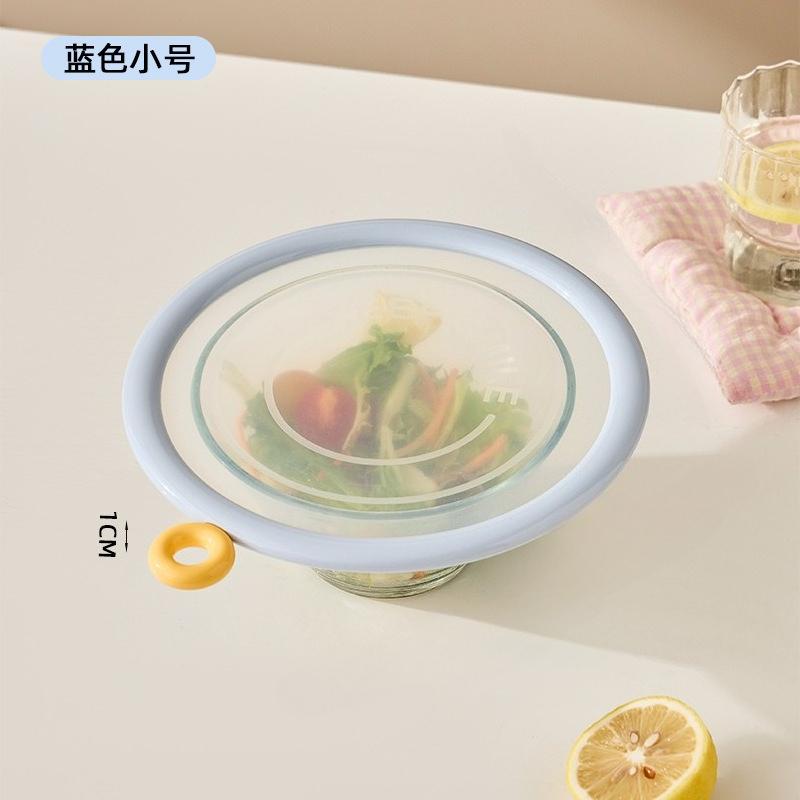 

Silicone Fresh-keeping Sealing Cover Household Kitchen Food Grade Food Lid Microwave Splash Proof Cover Insulated Vegetable Lid 21.5x24.8x1cm