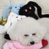 Long Eared Rabbits Pet Plush Toys Bite-Resistant Squeaky Dog Toys Dog Chew Toys  Interactive Play
