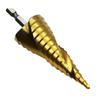 Titanium-Plated Spiral Groove Step Drill Bit 4-32mm Hex Shank Hole Enlarger