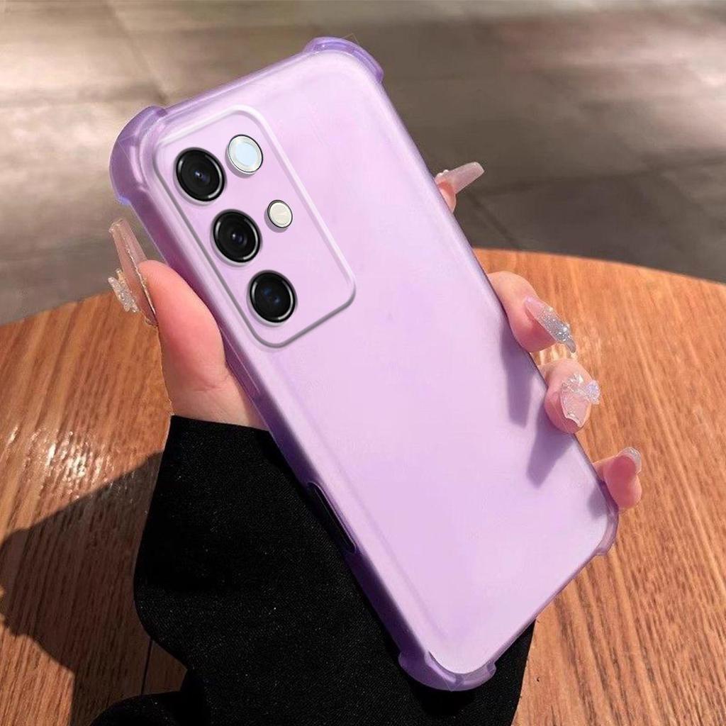 Case for Realme C100 5G C85 Pro 15x Shockproof Airbag Bumper Casing Frosted Translucent Cover