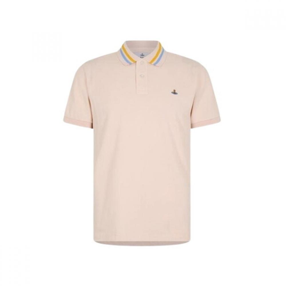 

Vivienne Westwood Classic Polo Футболка с коротким рукавом, розовая, мужская 2h01000i J0009 M
