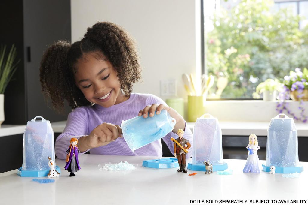 Ice Ice Magic Collection 4 Mini Dress Up Mini Figure 6 Years Old and Up Disney/Frozen Reveal! (Surprise Doll) Doll/House 986A-HXH17