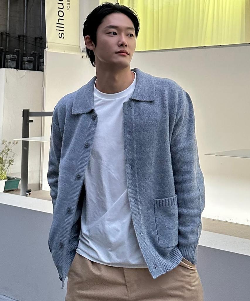 Mindbridge [Air Wool] Alpaca Collar Oversized Cardigan - 2 Colors