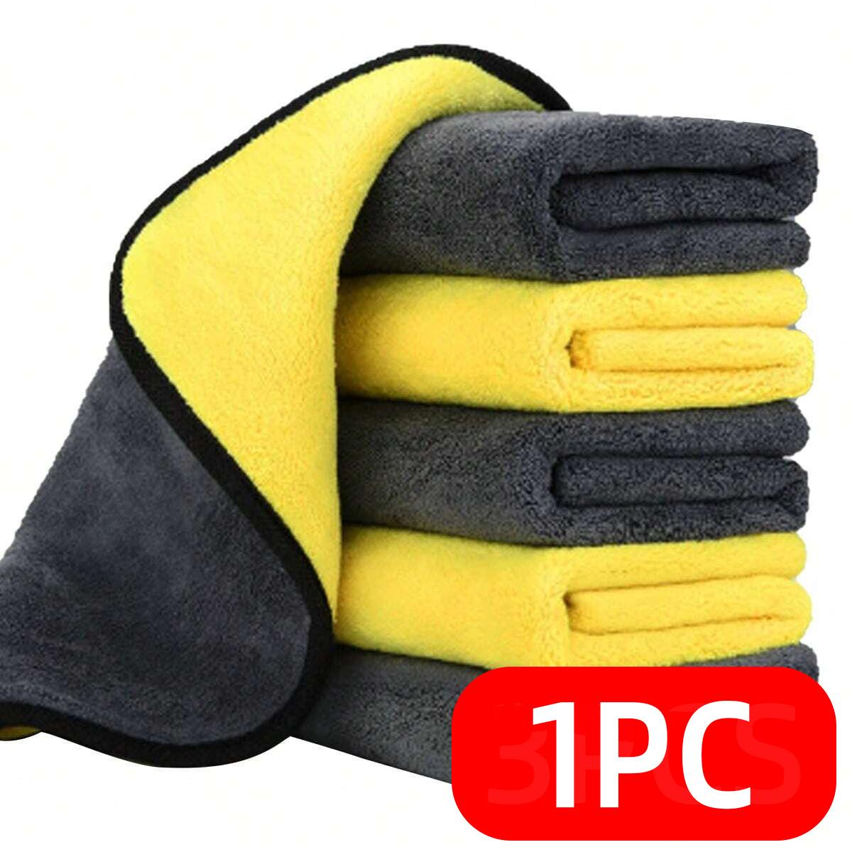 

Сверхтолстое автомобильное полотенце из ультратонкого волокна для очистки, полировочное и восковое полотенце для детализации автомобиля, бытовое чистящее полотенце