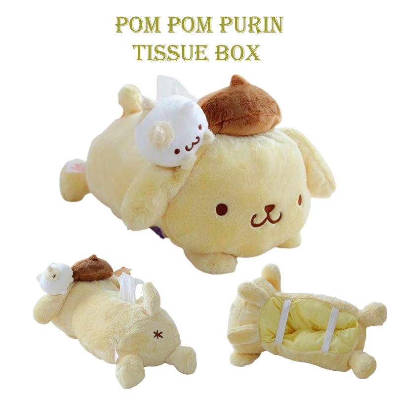 Plyšová hračka Pompompurin Krabička na kapesníky Váš rozkošný společník pro každé mazlení!