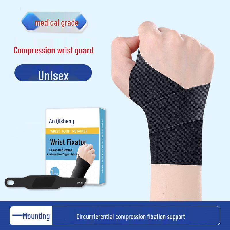 Medical Wristband for Tendonitis, Sprain, or Thumb Strain - Thin Supportive Sports Sleeve