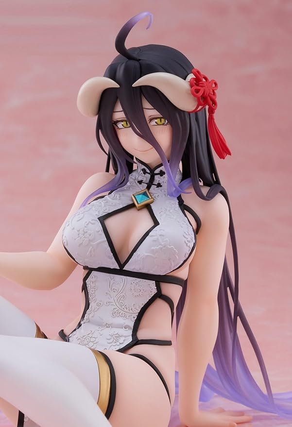 Albedo Figure Overlord Desktop Cute Figure Albedo Chinese Dress Ver. Official