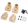 1 Pair RC Rear Axle Seat Fit for AXIAL AXP8 Gilamon 1 8 Car Replacement Set Brass