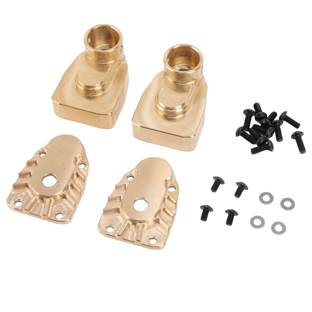 1 Pair RC Rear Axle Seat Fit for AXIAL AXP8 Gilamon 1 8 Car Replacement Set Brass