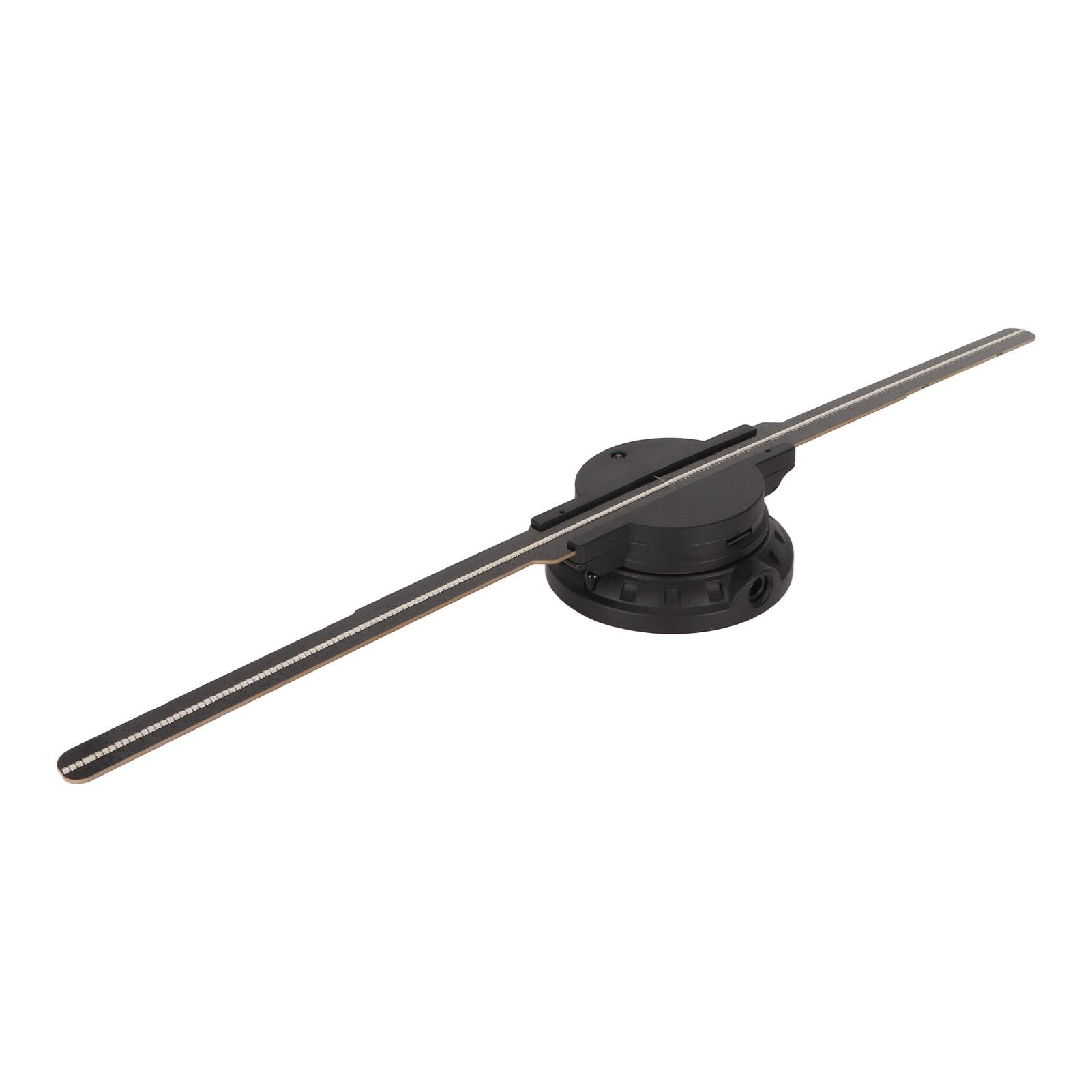 

3D голографический вентилятор 16,9 дюймов 2 лопасти голографический вентилятор с 234 светодиодными бусинами разрешение 800x480 WiFi EU Plug