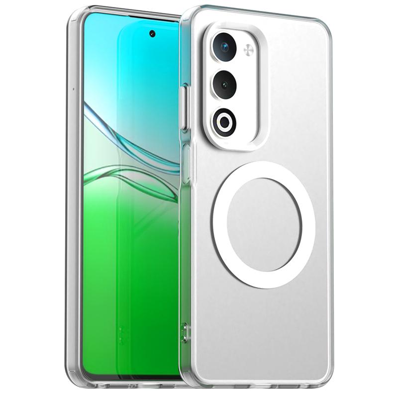 Transparent Phone Case For Oppo A5m Case For Oppo A5m Magnetic Adsorption Wireless Charge Back Cover For Oppo A5m Case 6.67 inch