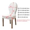 1/4Pcs Durable Round Back Chair Covers Elastic Non-Slip Dining Chair Covers Protector Case Chair Slipover For Living Room Party