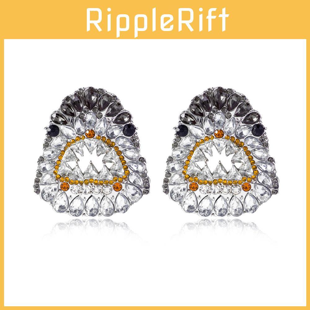 Alloy Modern Animal Earrings For Women With Glamorous Design Shark