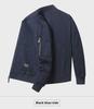 Men’s Spring/Autumn Baseball Cotton Jacket – Loose Fit, Casual Workwear, Functional Design, Large Sizes Available.