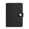 A7 Felt Pocket Book: Portable, Stylish Notebook for Girls – Grid, Blank, and Lined for Financial Management Diary.