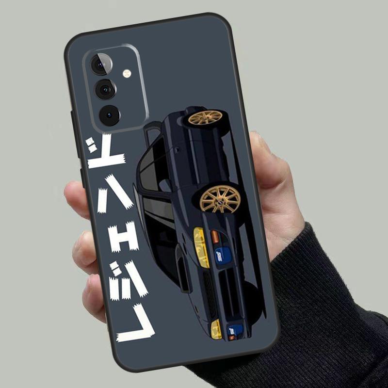 Tokyo JDM Drift Sport Car Case For Samsung Galaxy A06 A16 A26 A36 A56 A53 A32 A52 A33 A13 A55 A35 A15 A14 A34 A54 A17