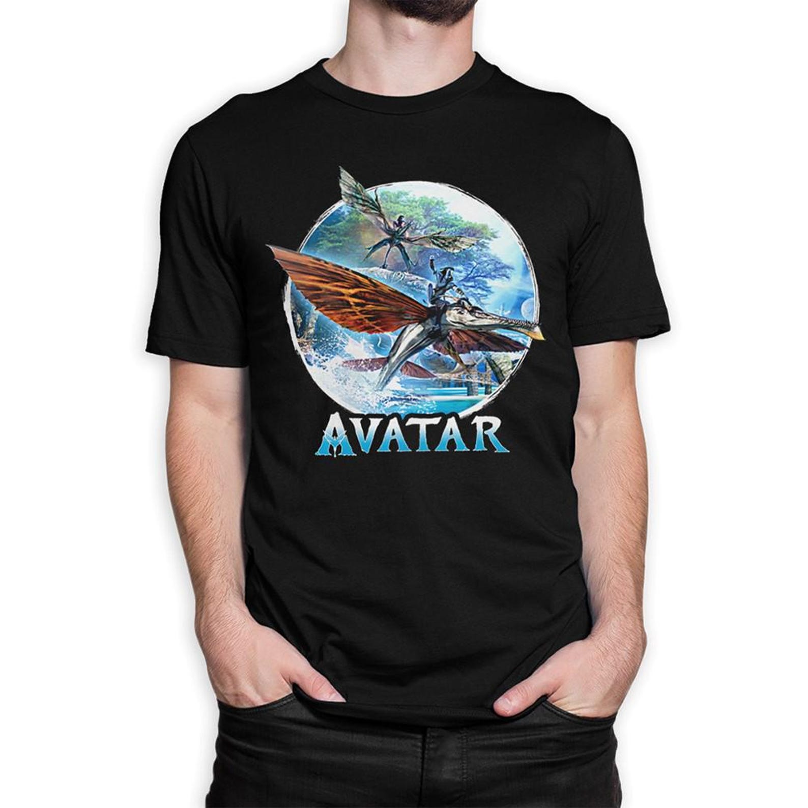 Футболка Аватар Путь воды, Мужские и Женские Размеры (AVA-34254) S