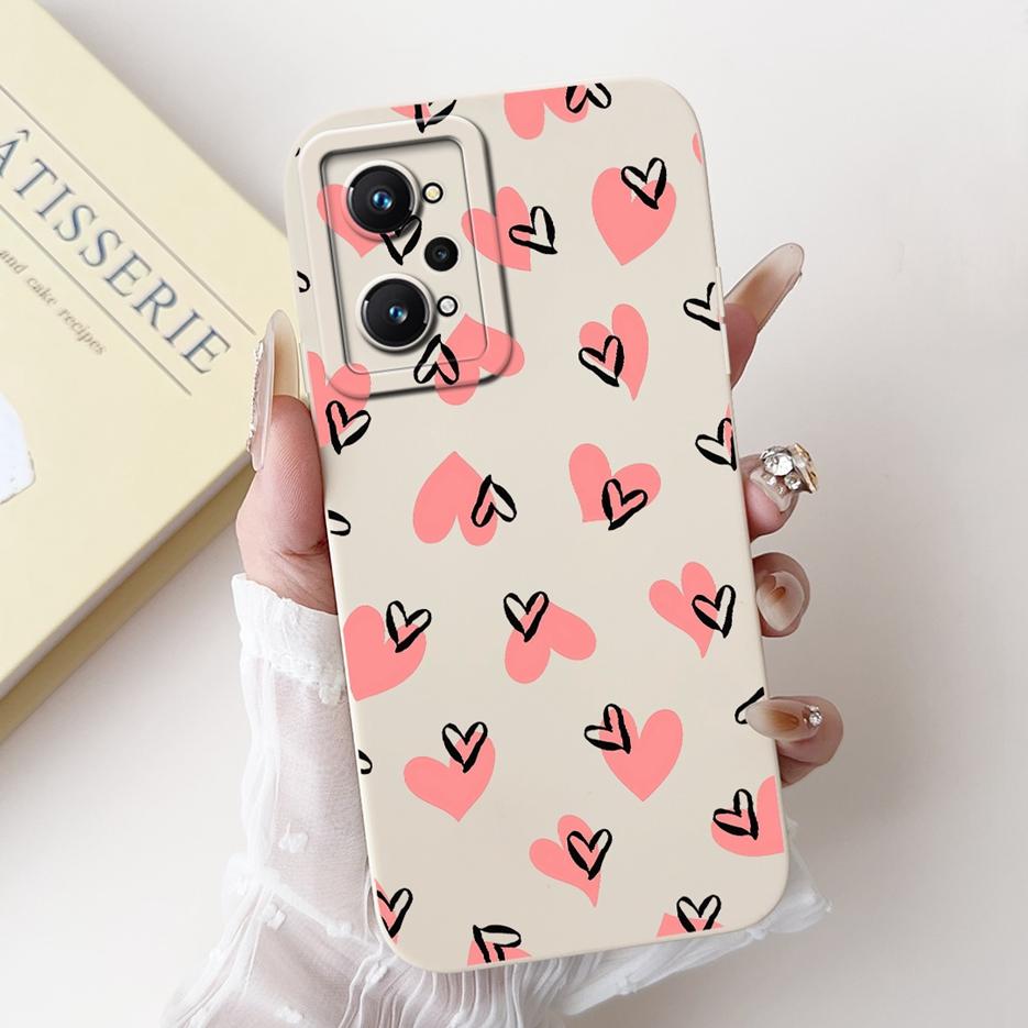 For Realme GT Neo 2 Case RMX3370 New Luxury Candy Painted Cover Soft Silicone Case For Realme GT2 Pro GT 2 Neo2 Back Cover Coque
