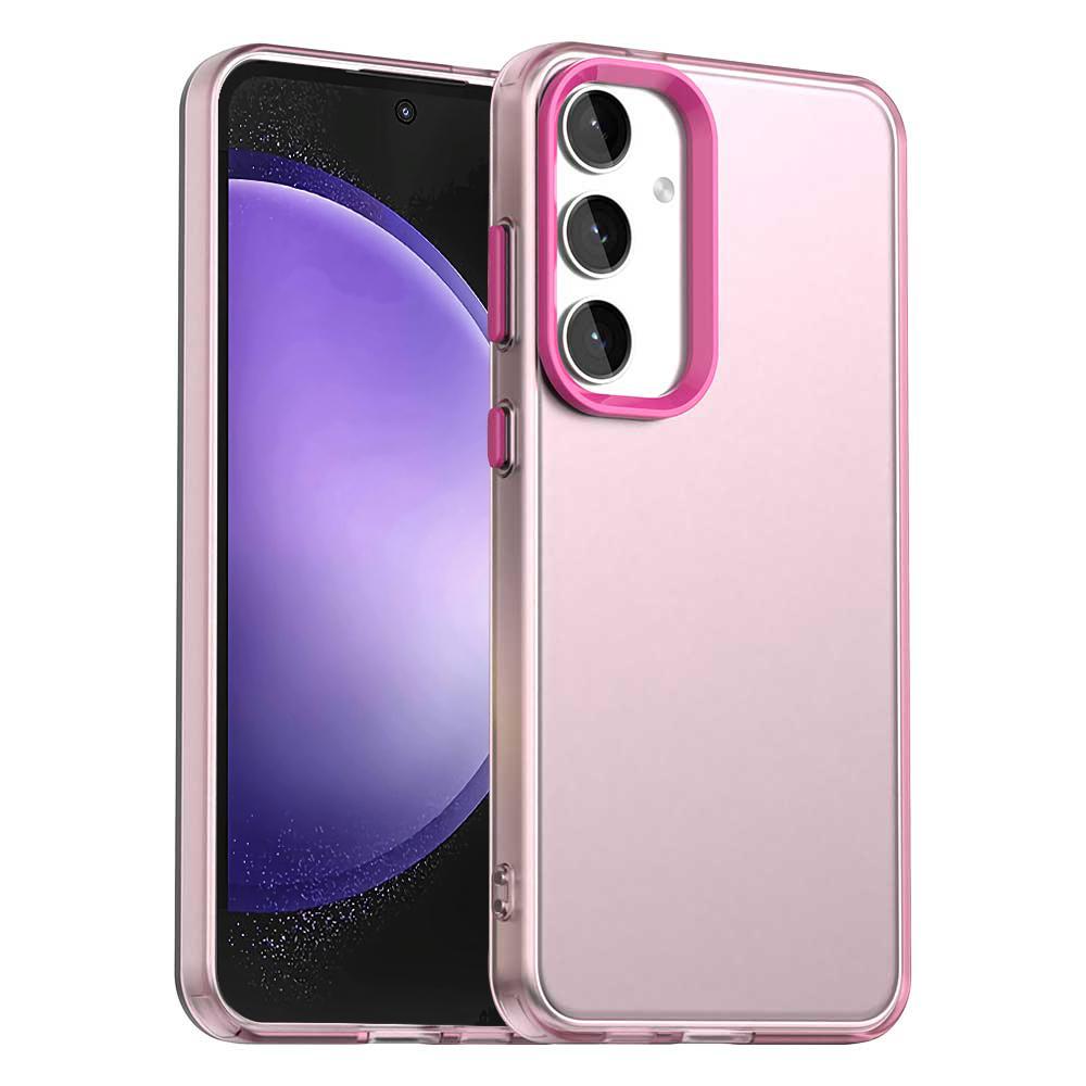 For Samsung Galaxy S23 FE Case PC+TPU+PET Matte Anti-Drop Phone Back Cover