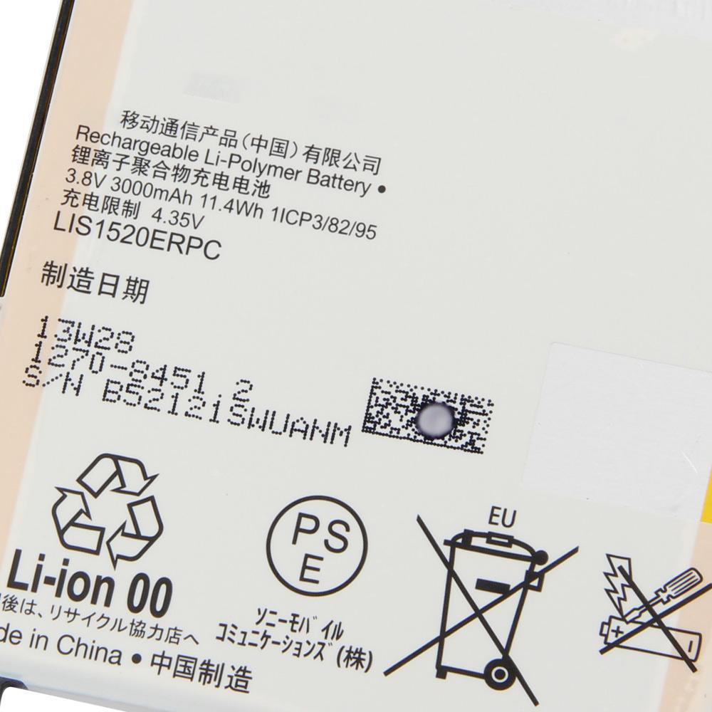 New Replacement Battery LIS1520ERPC For SONY XL39h Xperia Z Ultra C6802 Togari L4 ZU C6833 3000mAh