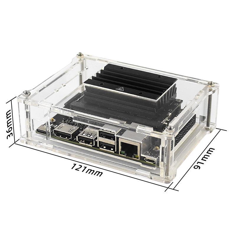 NVIDIA Jetson Nano 2GB Acrylic Case with Fan & Camera Kit (A02/B01)
