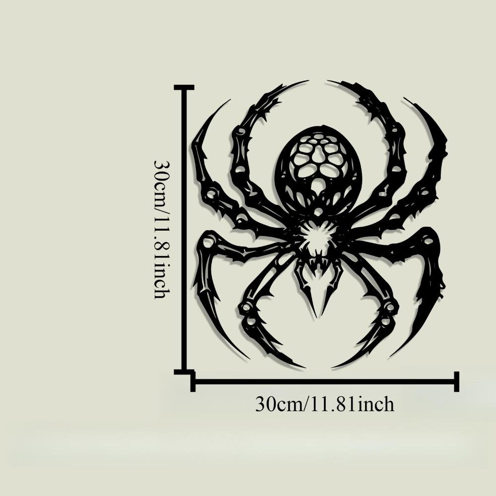 

Giant Spider Metal Wall Art Vintage Gothic Sculpture Halloween Decor Gift