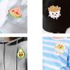 6 Pcs French Fries Applique Patches Lovely Peach Iron On Patches Embroidered Patches Repair Patches Sew On Patches