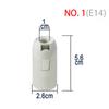 220V 110v Screw E14 E27 M10 Led Light Bulb Lamp Base Cap Power Holder Electric Pendant Socket Lamp Shade Converter