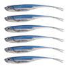 6Pcs Soft Lures Floating Baits Artificial Swimbaits Fork Tail Swimbaits Lures Soft Artificial Baits Fishing Lures